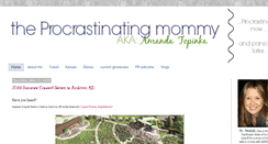 Desktop Screenshot of procrastinatingmommy.com